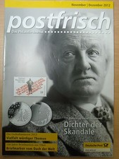 Zeitschrift postfrisch Das Philatelie-Journal November/Dezember 2012 G Hauptmann