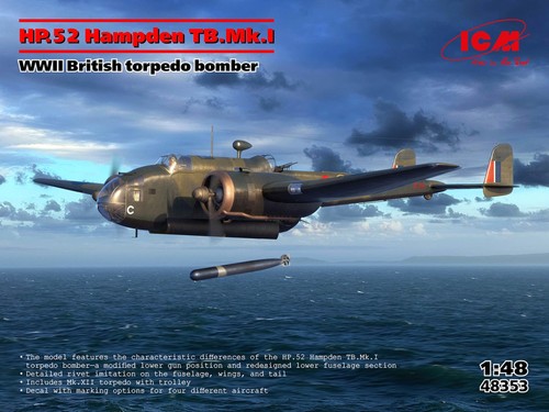 Hampden mk i - tb.mk.i, wwii