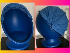 IKEA PS Lömsk Drehsessel blau