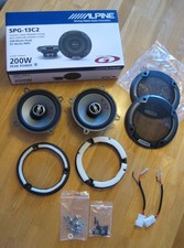 Suzuki Jimny 2018- Lautsprecher Set vorn Alpine mit Adapter Schrauben & Stecker