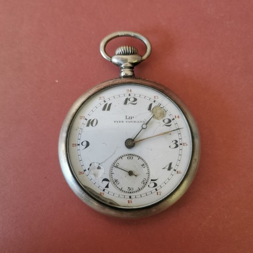 Taschenuhr lip laufend - taschenuhr, silber