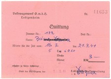 Orig. Quittung Volkswagenwerk
