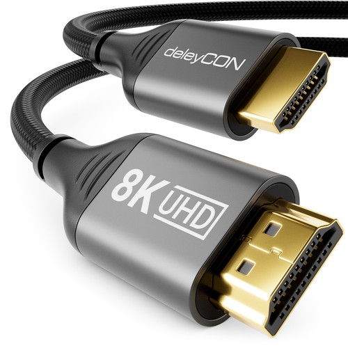 Hdmi kabel 2 1 nylon - 1,5m,