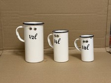 Konvolut Set 3x Emaille