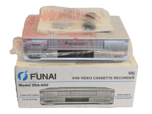 Vhs videorecorder funai - vhs,