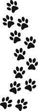 12 Katzenpfoten Pfoten Katze Aufkleber Auto Wandtattoo Fliesen Flohmarkt 4x4cm