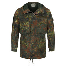 Bundesparka Original Armee Militär Kapuzenjacke Feld Flecktarn gebraucht