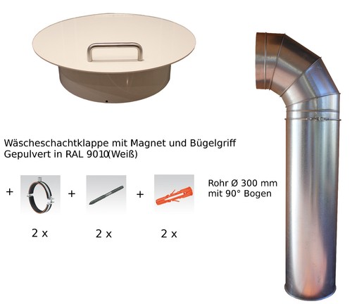 Wäscheabwurfschacht set - wäscheabwurfschacht,