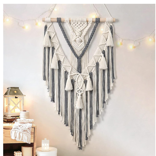 Makramee wandbehang boho - wandbehang,