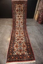 exklusiver  Perser Bidjar Teppich  Rug 370x93cm Läufer Tappeto  Persian
