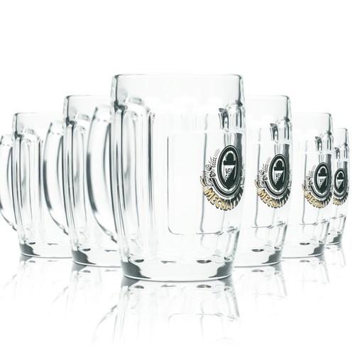 Meckatzer bier glas - 6x,