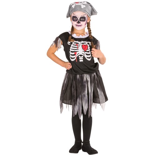 Mädchen piraten skelett - mädchen,