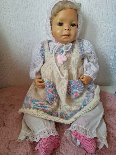 Babypuppe puppe baby blond - baby,