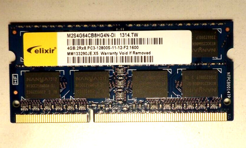 Elixir 4gb ddr3 ram 1600mhz - elixir,