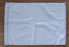 Duschvorleger, flauschig, weiß/grau, top Zustand