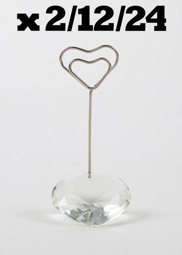 Herz diamant tischkartenhalter - herz,