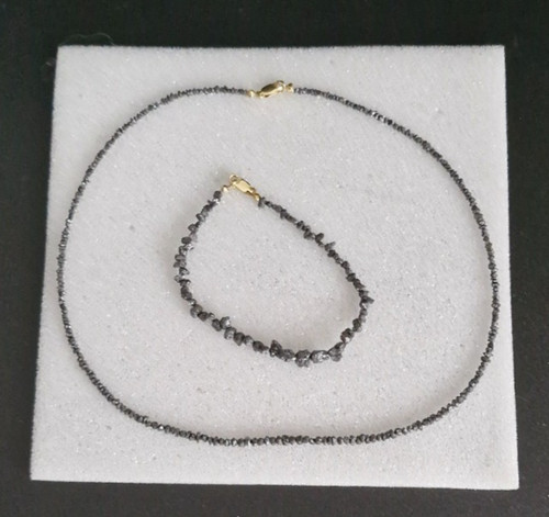 Schmuck set aus schwarzen - aus,