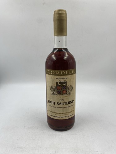 Cordier haut sauternes - haut-sauternes, 1971