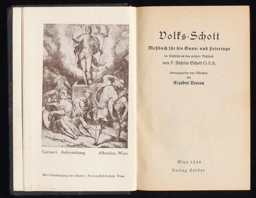 Volks schott meßbuch - volks-schott, :