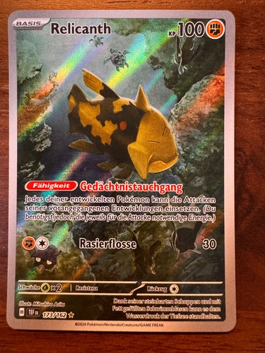 Pokémon relicanth 173 162 - pokémon, 173/162