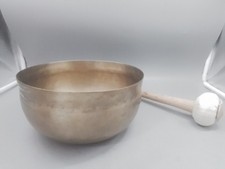 Acama Messing Klangschale,Therapieklangschale,Meditationschale,mit Schlägel #2