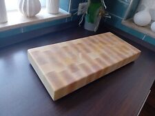 Stirnholz Schneidebrett Ahorn 48x21,5x5,1cm Hirnholz Hackblock 