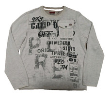 Brandneu Camp David Strick-Pullover Gr.L  mit Used Prints CG2301-4305-22 LP:129€