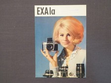 Prospekt Fotoapparat EXA Ia
