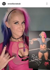 Wrestling Autogramm signiert Little Miss ROXXY / Progress WXW EVE Diva Womens