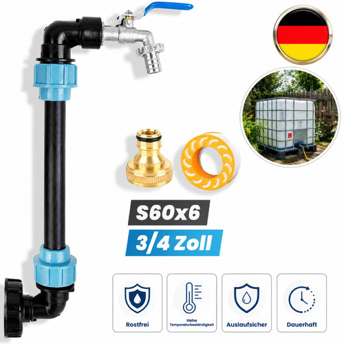 Zoll ibc schwanenhals - 3/4,