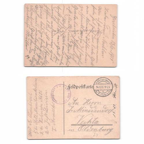 Feldpostkarte nach - (n290824),