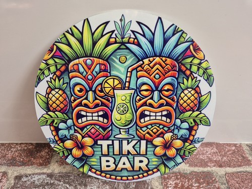 Tiki bar blechschild - bar,