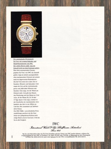 Iwc vinci reklame - iwc,