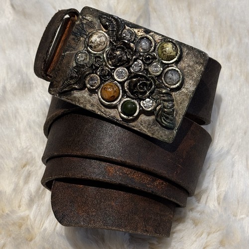 Vintage statement leder - vintage,