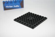 Lego (c) 1x Gitterplatte 8x8 - 4151 - schwarz  - plate - Ritterburg Ritter