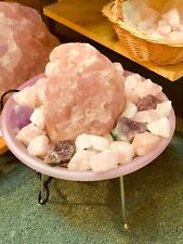 Edelstein-Zimmerbrunnen Rosenquarz