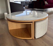 PG22 Tisch, Modell STUDIO, Eiche hell, Mamor, NEU!