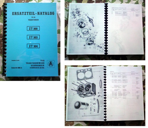 Ersatzteilkatalog 300 303 - ersatzteilkatalog, zt
