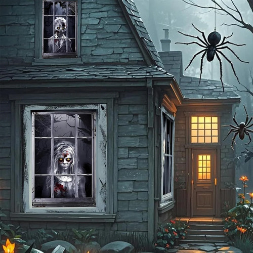 Halloween fensterdeko - halloween,
