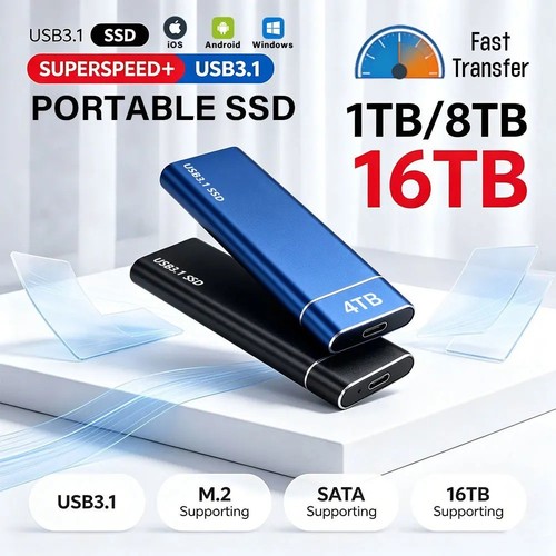 Externe ssd 8tb usb - externe, type-c