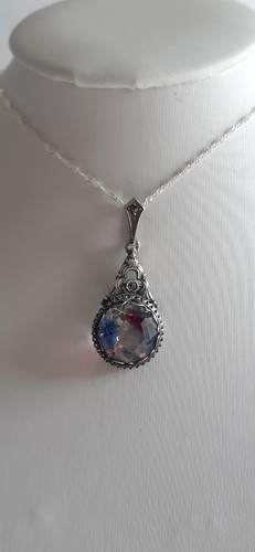 Art deco anhänger 835 silber - deco,