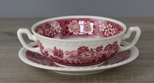 Villeroy & Boch V&B Rusticana rot Suppentasse mit  Untertasse TOP