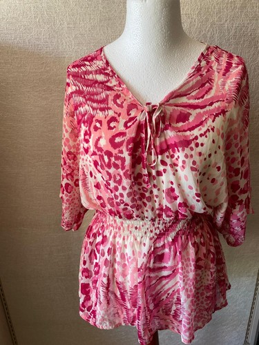 Leichte bluse tunika leopard - bluse,