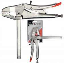 Gripzange Schweißerzange Parallel L-Typ 150mm Feststellzange Festklemmzange YATO