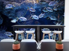 3D Meer Lila Fisch Q3808