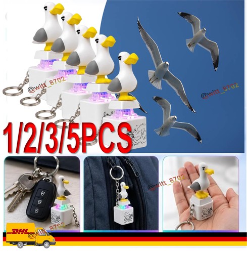 Seagull mine keychain - seagull,