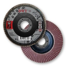 Ø 115 / 125 / 180 mm gewinkelt Fächerscheibe Rot Lamellenscheibe Korn 40-120