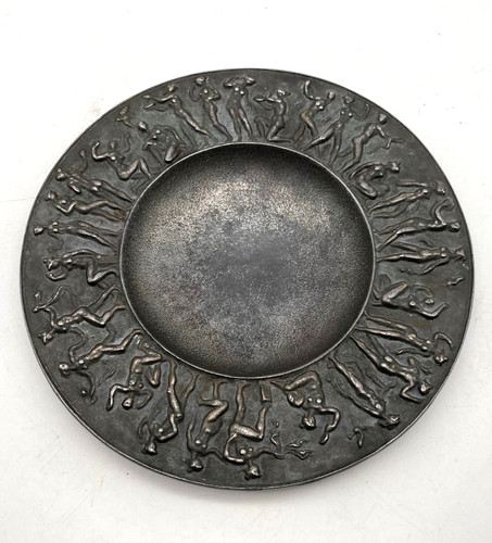 Bronzeteller fritz nuss design - bronzeteller,