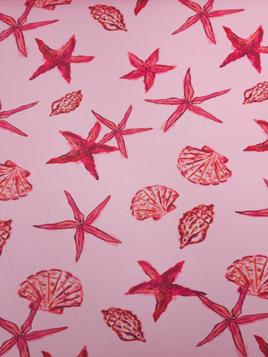 Pink coral reef slinky - reef, rayon