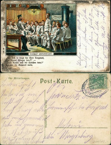 Ansichtskarte militaria - ansichtskarte,